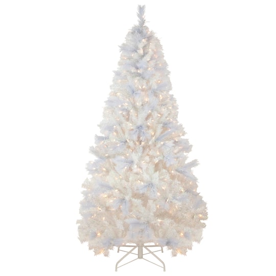 6.5Ft Pre-Lit Seneca White Spruce Artificial Christmas Tree, Dual Function LED Lights By Northlight | 6.5 ft | Michaels®